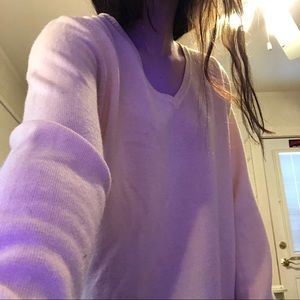 Yellow cashmere sweater